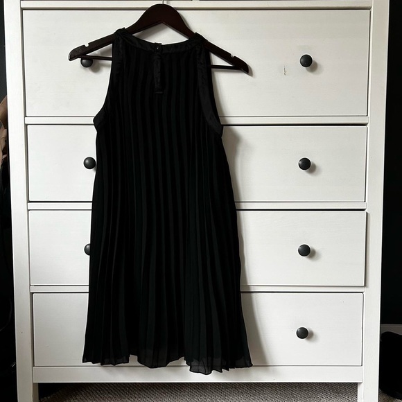 Pleated A-Line Pink Martini Dress - Picture 1 of 3